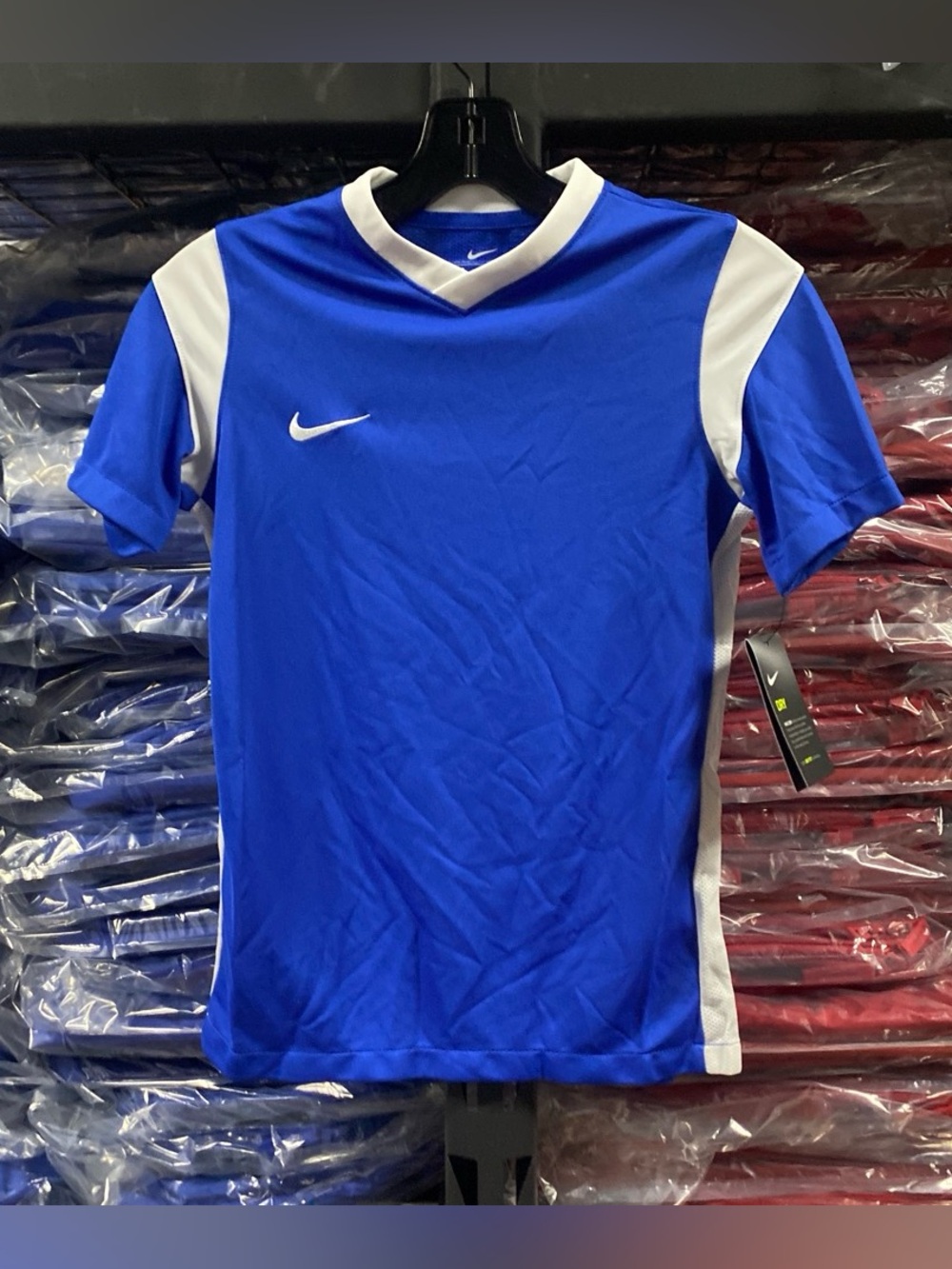 Nike Derby III Soccer Jersey NWT Kids Medium Blue/White DRI-FIT CW3834-480